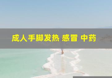 成人手脚发热 感冒 中药